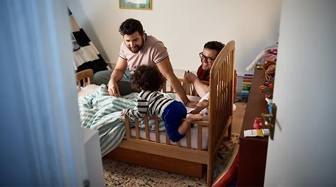 Introdurre il passaggio dal lettino al letto